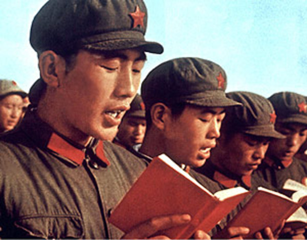 Communists Drive People out