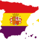 Spain with second spanish republic flag and coat of arms.svg