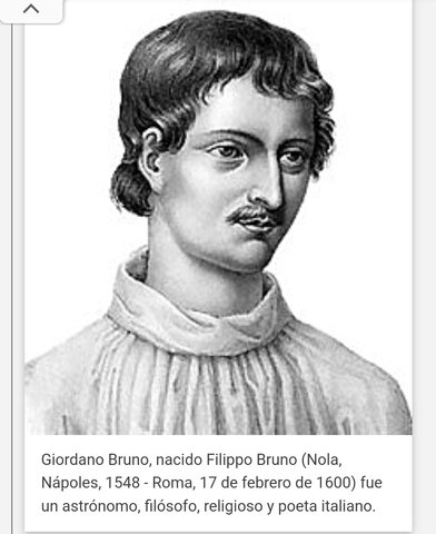 Personaje importante Giordano bruno