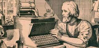 Primera Maquina de Escribir