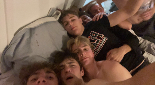 Hanging out at Zach's Again