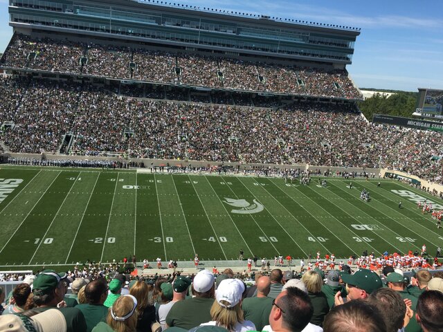 First Michigan State football game