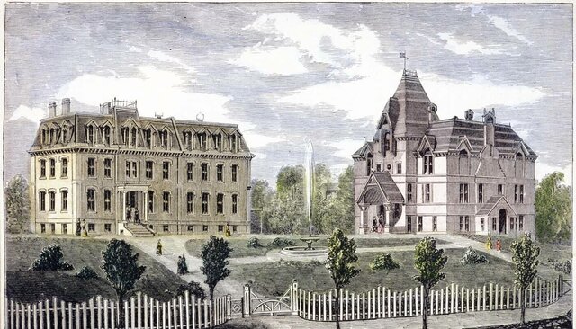 She opened the school.