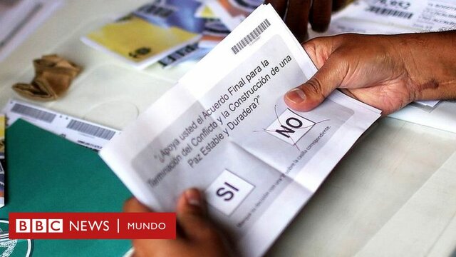 El ‘NO’ se impuso en el referendo colombiano