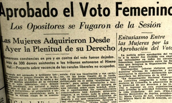 EL VOTO FEMENINO EN COLOMBIA