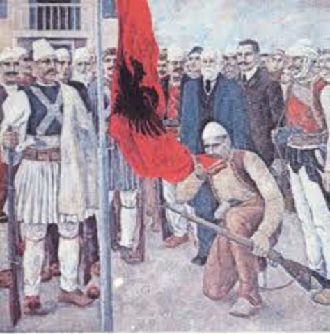 Albania gained its independence