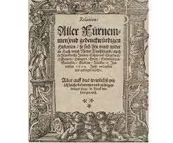 First official newspaper. Germany