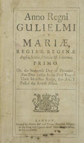 Bill of rights. England