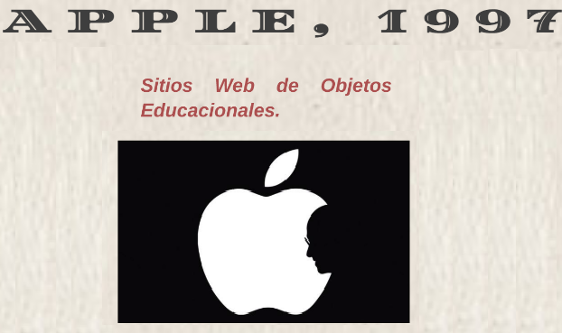 APPLE y Objeto Educativo