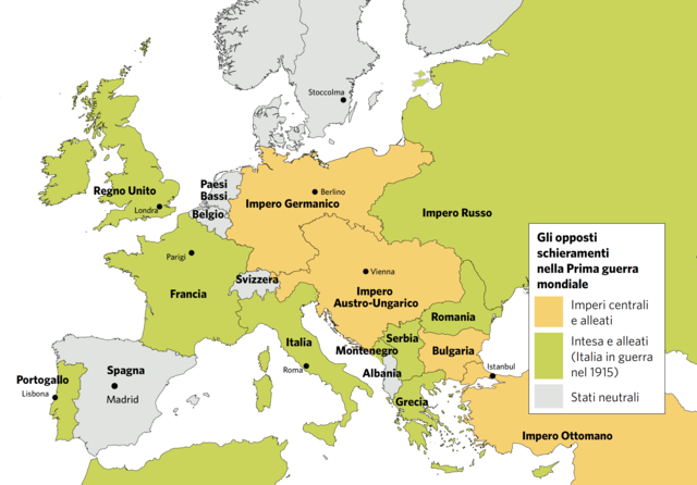 La dichiarazione di guerra