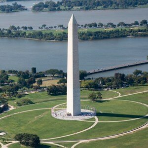 The Washington Monument is completed