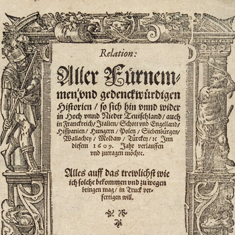 THe first European gazette