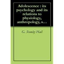 Libro de G. Stanley Hall