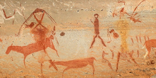 3000 BCE Creación de Pinturas  Rupestre