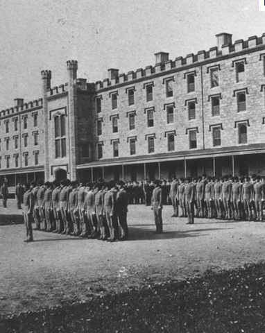 Edgar gets kicked out of West Point and is a emerging writer