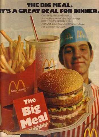 LARGE fries available