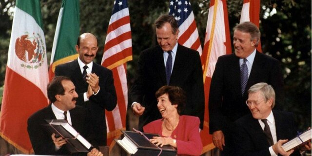 El Tratado de Libre Comercio de América del Norte (TLCAN)