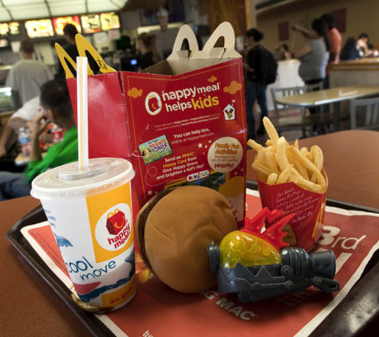 Toys in Happy Meals