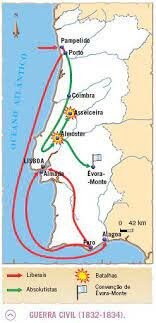 Batalhas de Almoster e Asseiceira - vitória liberal