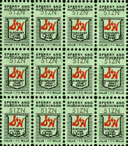 S & H Green Stamps