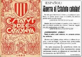 Aprobación del Estatuto de Cataluña.
