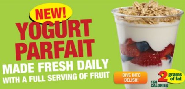 Fruit and Yogurt Parfait introduced