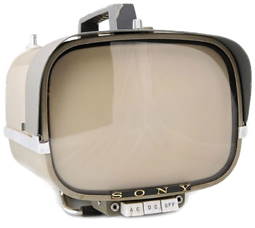 Se crea la primera televisión portátil