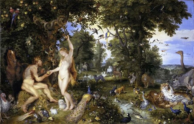 Adam et Ève au jardin d’Eden, Jan Brueghel & Rubens