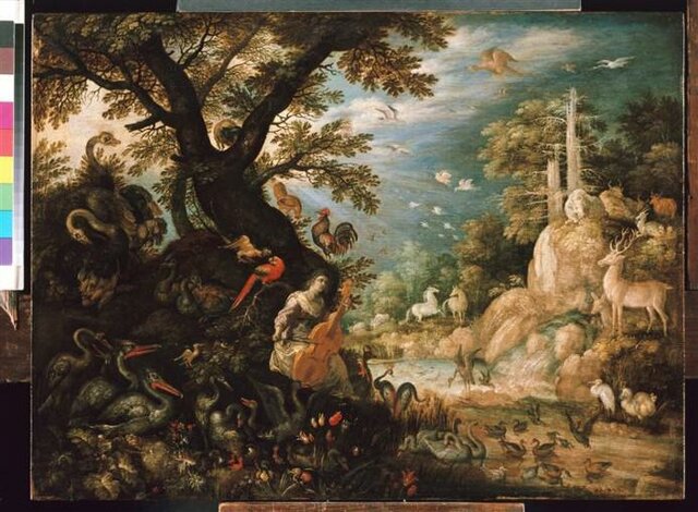 Orphée charmant les animaux, Roland Savery,