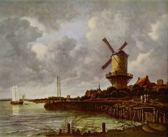 Le moulin de Wijk, Jacob van Ruisdael,