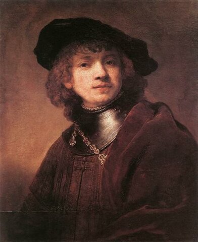 Autoportrait, Rembrandt,