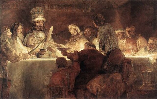 Le serment des Bataves, Rembrandt