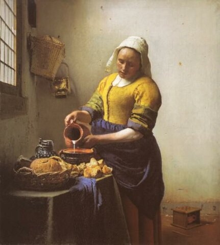 La Laitière, Vermeer