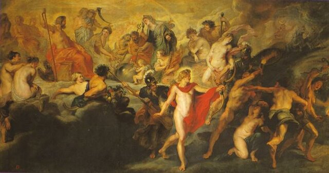 Le conseil des dieux, Rubens,