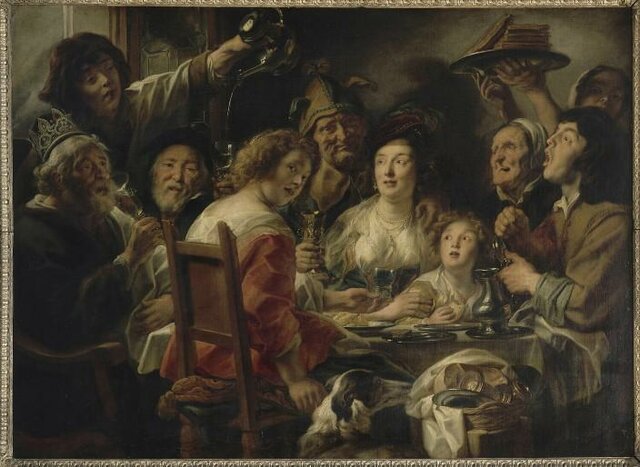 Le Roi Boit, Jordaens,