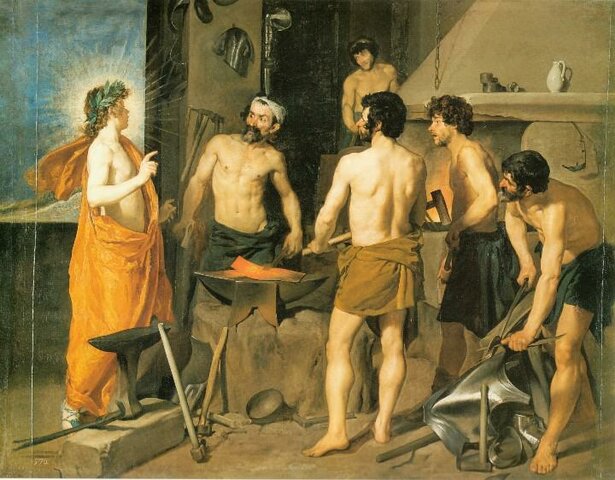 L’atelier de Vulcain, Velasquez,