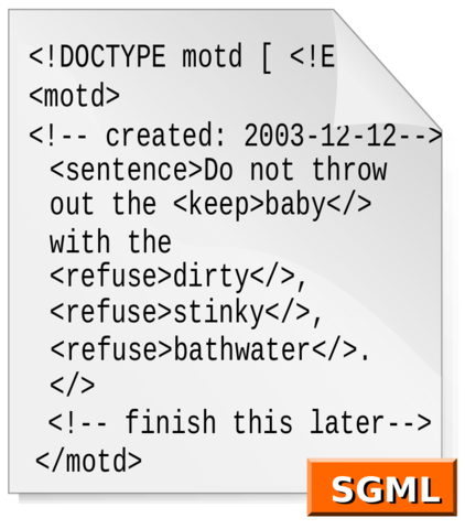 ISO estandariza SGML