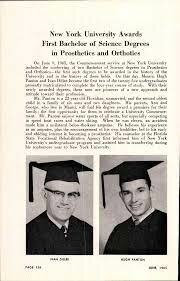 NYU Awards First Bachelor of Science Degree in Orthotics and Prosthetics