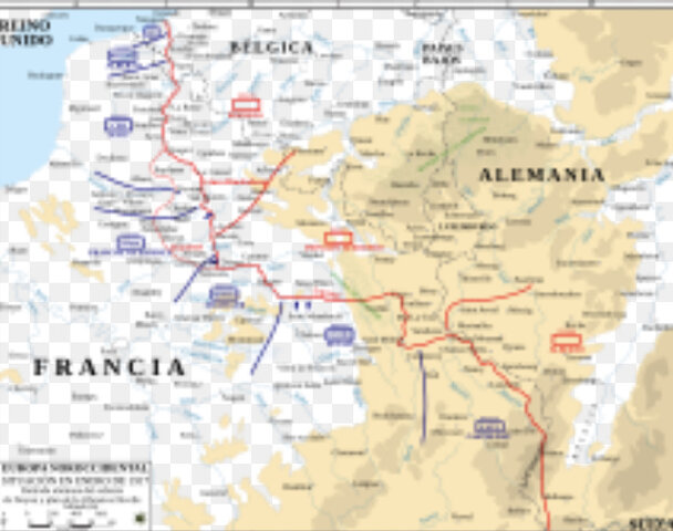 Guerra relámpago sobre el frente occidental