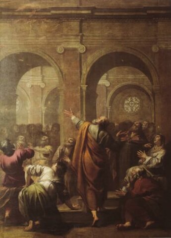 May de Notre-Dame de 1634 – La Descente du Saint-Esprit, Jacques Blanchard