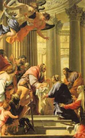 La Présentation du Christ au Temple, Simon Vouet,
