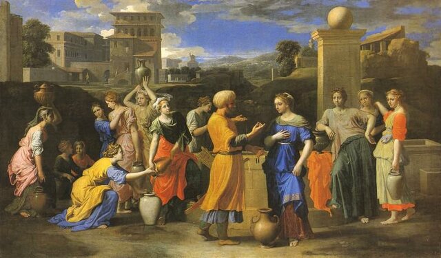 Eliezer et Rébecca, Nicolas Poussin,