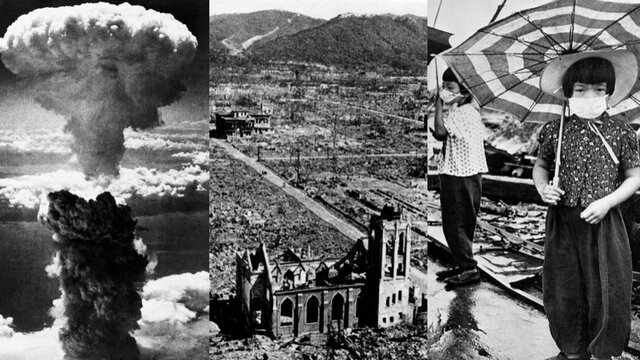 EEUU lanza las bombas atómicas de Hiroshima y Nagasaki