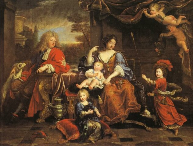La Famille du Grand Dauphin, Pierre Mignard,