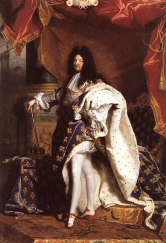 Portrait de Louis XIV en costume de sacre, Hyacinthe Rigaud,