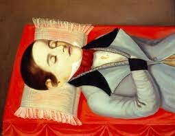 SIGLO XVI RETTRATO DE NIÑO MUERTO