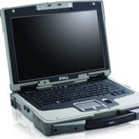 La empresa Dell lanza al mercado la primera computadora portátil (laptop).