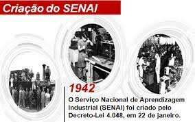 Criação do Senai
