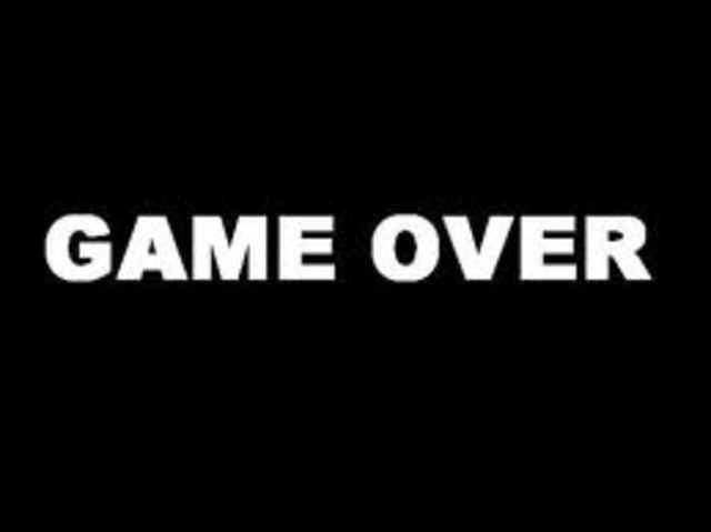 O ANO DO GAME OVER
