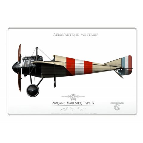 Le premier avion combattant (Morane-Saulnier Type N)